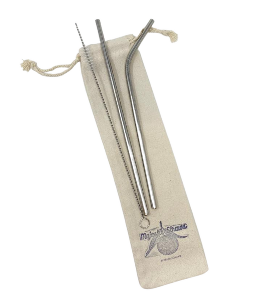 Reusable Straw Set – Coast to Coast Sustainables